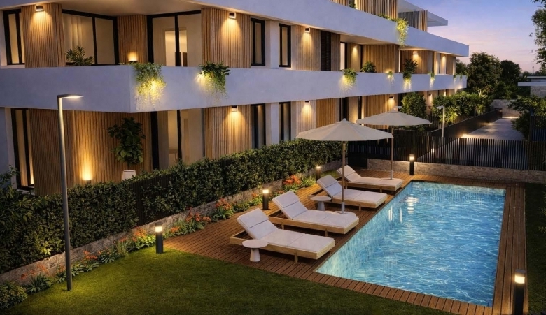 Apartamento de nueva construcción con 2 dormitorios cerca de playa a la venta en Jávea.