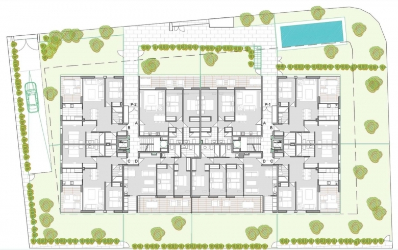 Apartamento de nueva construcción con 2 dormitorios cerca de playa a la venta en Jávea.