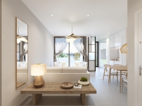Apartamento de nueva construcción con 2 dormitorios cerca de playa a la venta en Jávea.