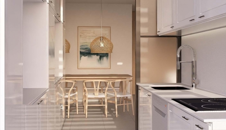 Apartamento de nueva construcción con 2 dormitorios cerca de playa a la venta en Jávea.