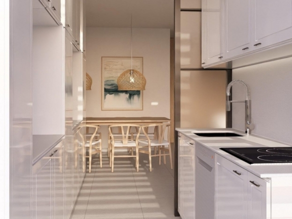 Apartamento de nueva construcción con 2 dormitorios cerca de playa a la venta en Jávea.