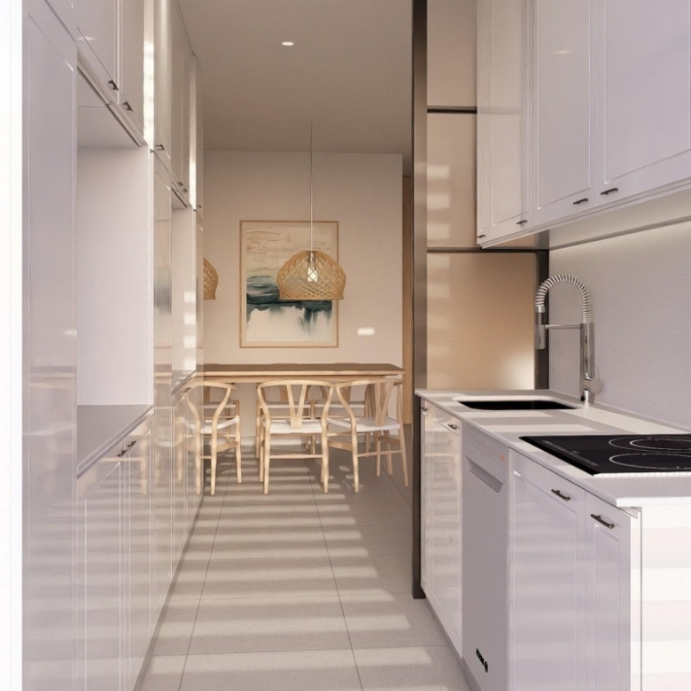 Apartamento de nueva construcción con 2 dormitorios cerca de playa a la venta en Jávea.