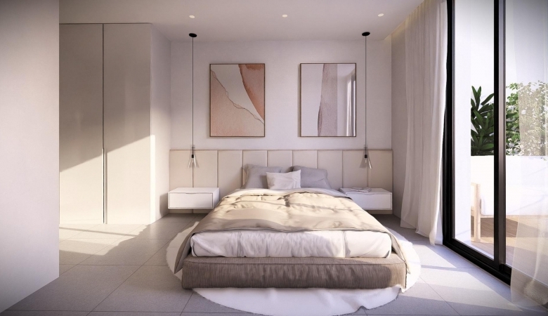 Apartamento de nueva construcción con 2 dormitorios cerca de playa a la venta en Jávea.