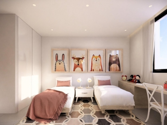 Apartamento de nueva construcción con 2 dormitorios cerca de playa a la venta en Jávea.