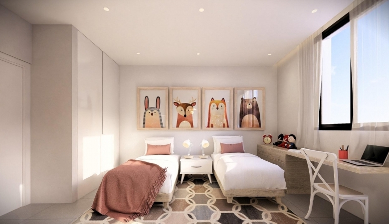 Apartamento de nueva construcción con 2 dormitorios cerca de playa a la venta en Jávea.