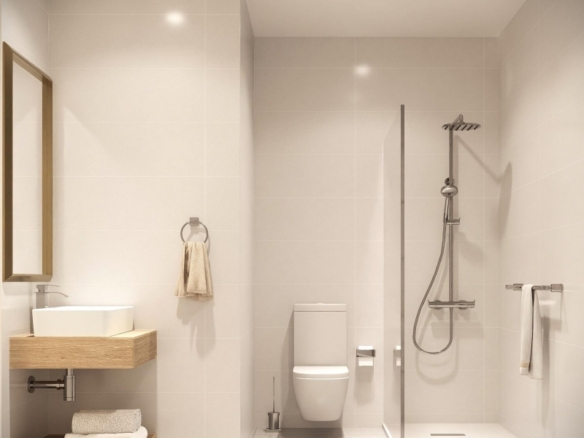 Apartamento de nueva construcción con 2 dormitorios cerca de playa a la venta en Jávea.