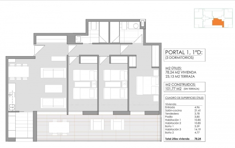 Apartamento moderno de nueva construcción con 3 dormitorios cerca de la playa en Jávea