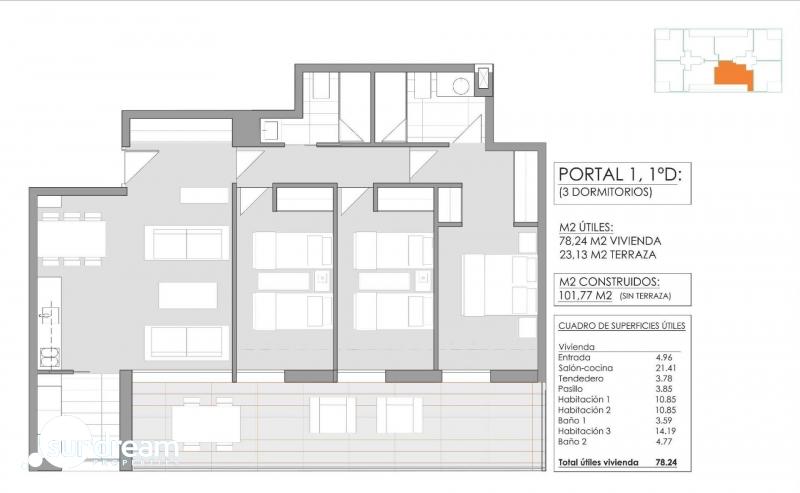 Apartamento moderno de nueva construcción con 3 dormitorios cerca de la playa en Jávea