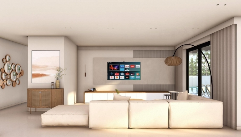Villa exclusiva de una sola planta con 4 dormitorios y piscina privada en Finestrat.