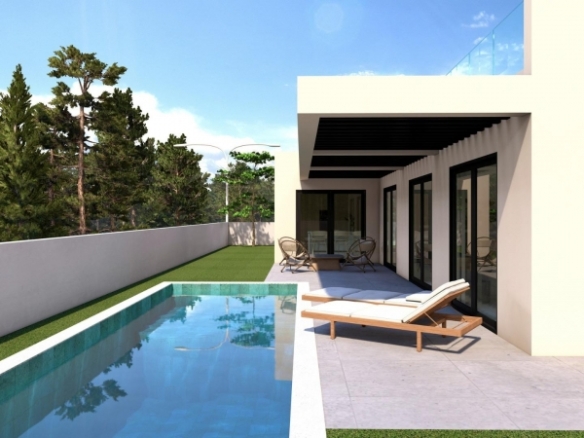 Villa independiente de una sola planta con 3 dormitorios y piscina privada en Finestrat