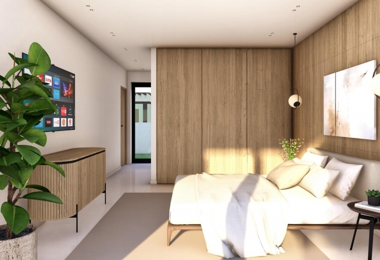 Villa independiente de una sola planta con 3 dormitorios y piscina privada en Finestrat