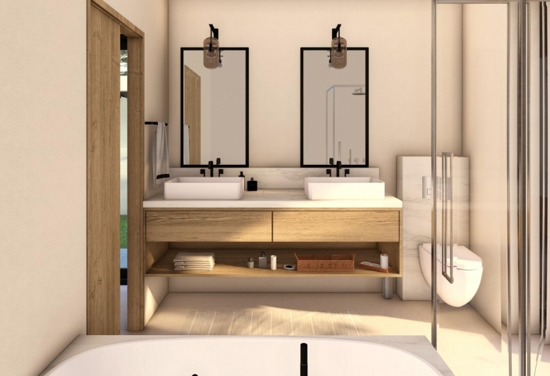 Villa independiente de una sola planta con 3 dormitorios y piscina privada en Finestrat