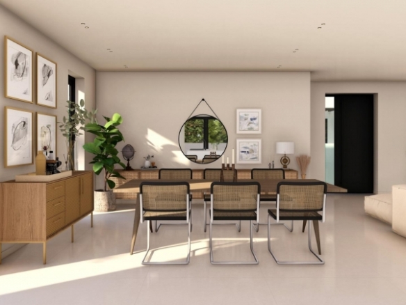 Villa independiente de una sola planta con 3 dormitorios y piscina privada en Finestrat