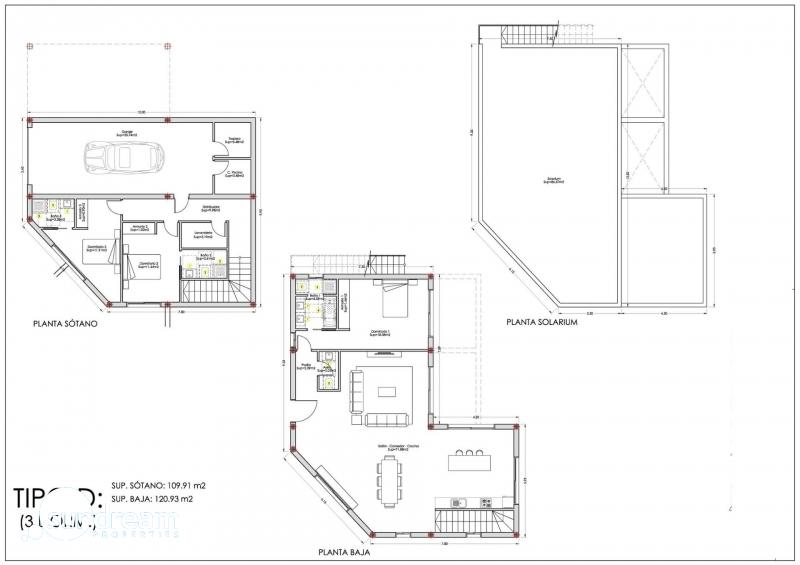 g_42439-5-25 Villa independiente de una sola planta con 3 dormitorios y piscina privada en Finestrat