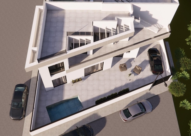 Adosado de nueva construcción con 3 dormitorios y piscina privada a la venta en Rojales