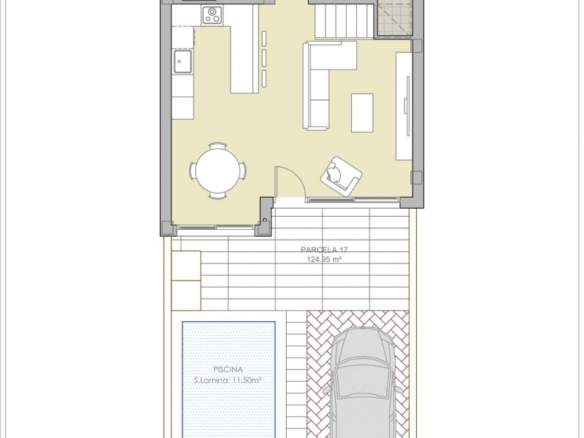 Adosado de nueva construcción con 3 dormitorios y piscina privada a la venta en Rojales