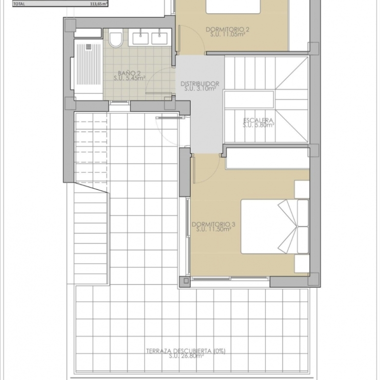 Adosado de nueva construcción con 3 dormitorios y piscina privada a la venta en Rojales