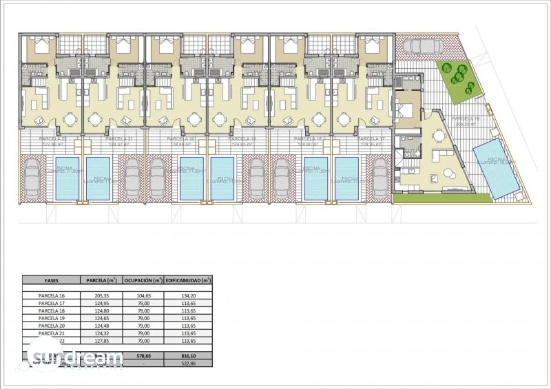 Adosado de nueva construcción con 3 dormitorios y piscina privada a la venta en Rojales