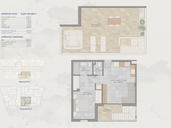 Ático de nueva construcción con 1 dormitorio a escasos metros de la playa en venta (San Pedro del Pinatar)