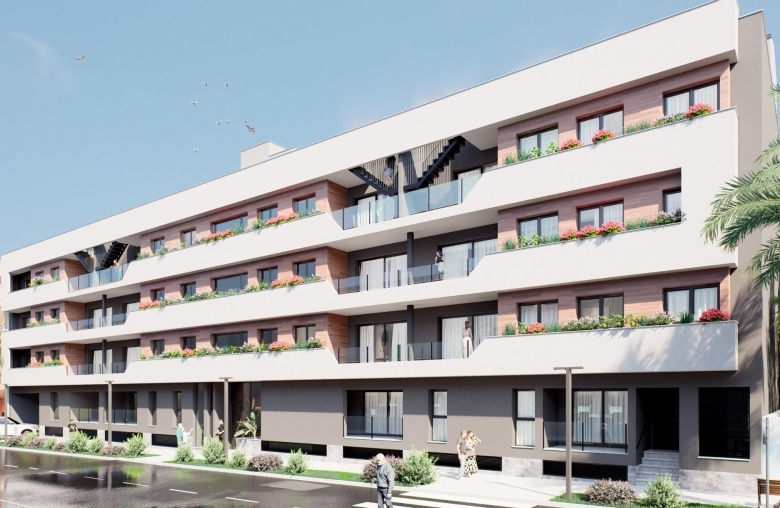 Ático de nueva construcción con 2 dormitorios a 500 metros de la playa en venta (San Pedro del Pinatar)