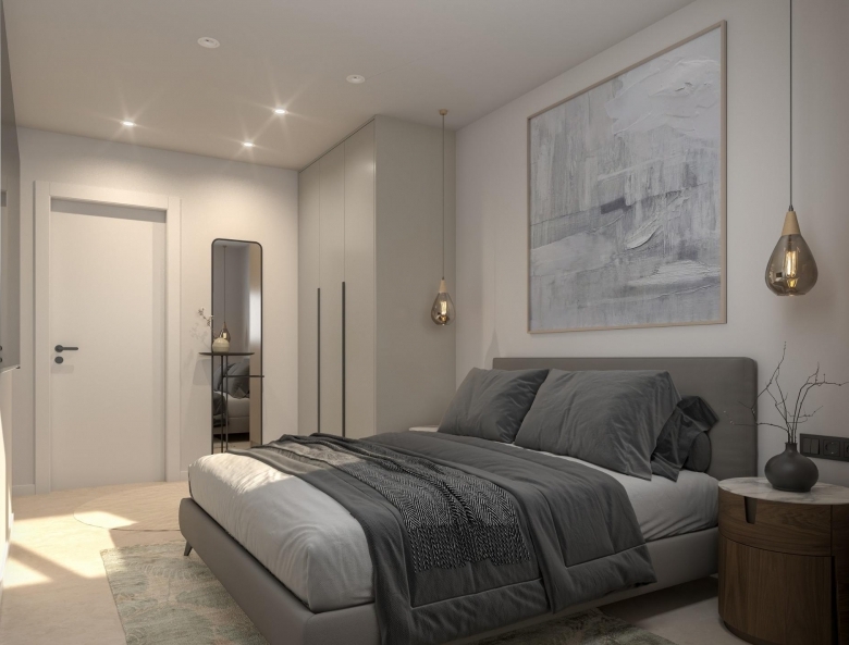 Apartamento moderno con 2 dormitorios y piscina comunitaria en la azotea a la venta en Catral(Alicante)