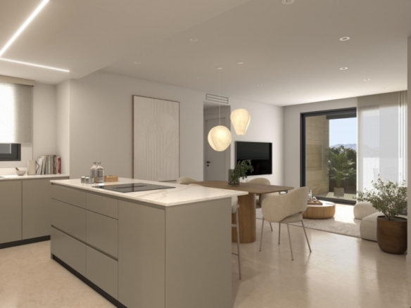 Apartamento nuevo con 3 dormitorios y piscina comunitaria en la azotea del edificio a la venta en Catral(Alicante)