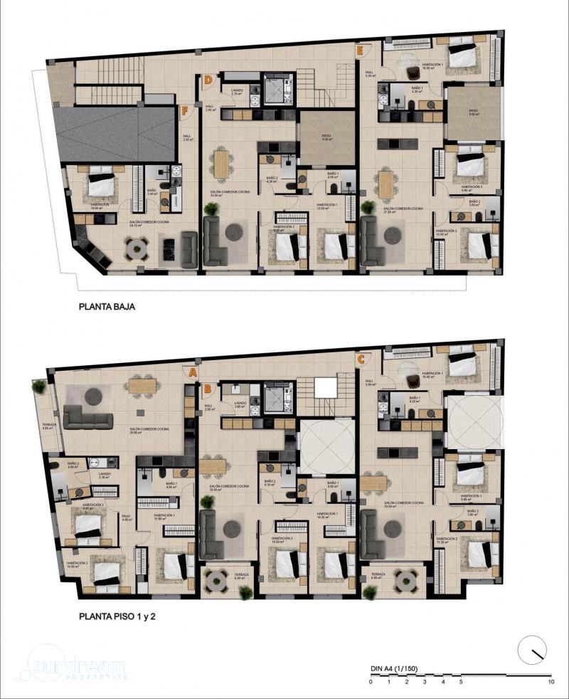 Ático nuevo de 3 dormitorios con piscina comunitaria a la venta en Catral(Alicante)