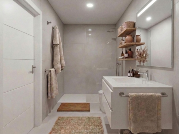 Villa de nueva construcción con 2 dormitorios, solarium privado y sótano en campo de golf en Mazarrón(Murcia)