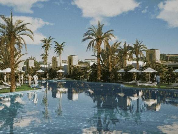 Villa de nueva construcción con 3 dormitorios, solárium privado y sótano en campo de golf en Mazarrón(Murcia)