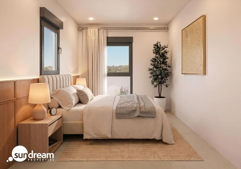 Villa de nueva construcción con 3 dormitorios, solárium privado y sótano en campo de golf en Mazarrón(Murcia)
