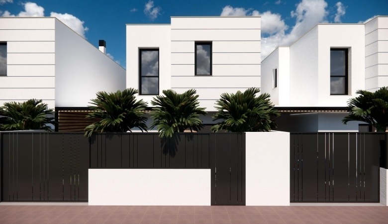 Villa de nueva construcción con 3 dormitorios y piscina privada en venta en Los Alcazares.