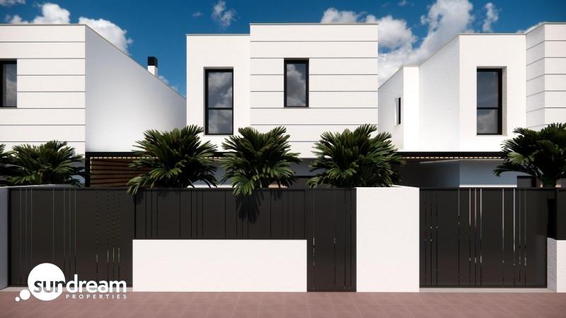 Villa de nueva construcción con 3 dormitorios y piscina privada en venta en Los Alcazares.