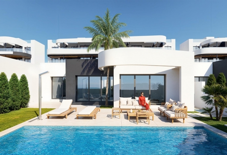 Ático de nueva construcción con 2 dormitorios frente al campo de golf en La Serena Golf en Los Alcázares