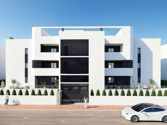 Ático de nueva construcción con 2 dormitorios frente al campo de golf en La Serena Golf en Los Alcázares