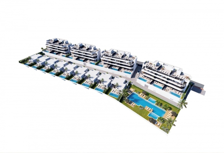 Ático de nueva construcción con 2 dormitorios frente al campo de golf en La Serena Golf en Los Alcázares