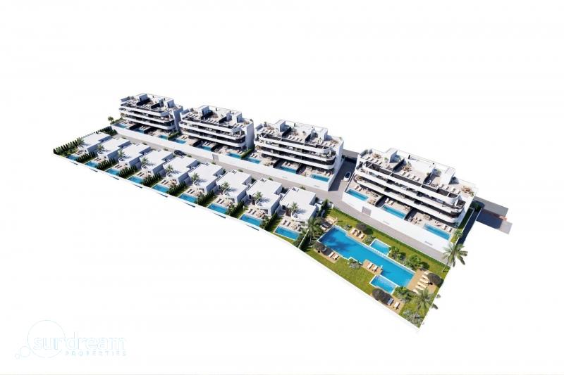 Ático de nueva construcción con 2 dormitorios frente al campo de golf en La Serena Golf en Los Alcázares