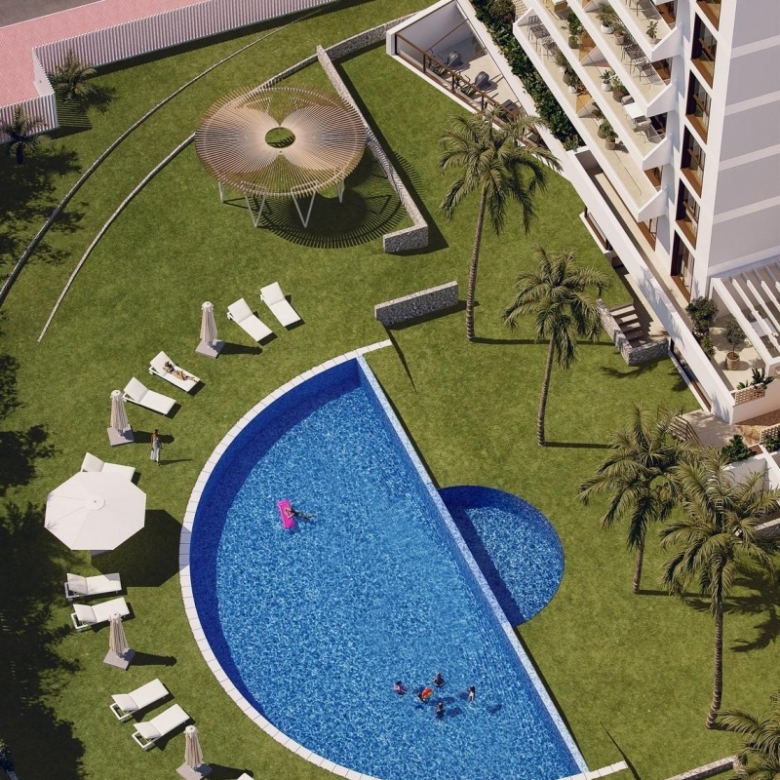 Ático de nueva construcción con 2 dormitorios cerca de la playa y del puerto deportivo en Guardamar del Segura