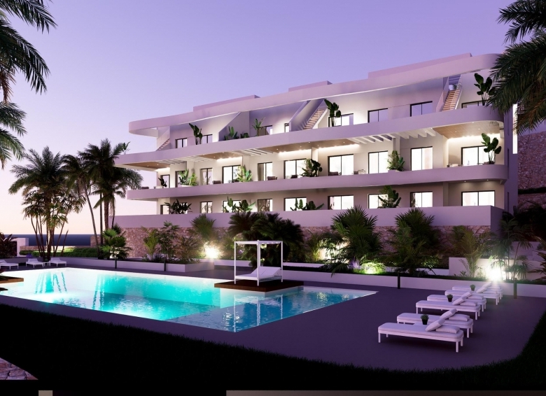 Ático de nueva construcción con 2 dormitorios en venta (Finestrat)