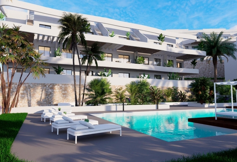 Ático de nueva construcción con 2 dormitorios en venta (Finestrat)
