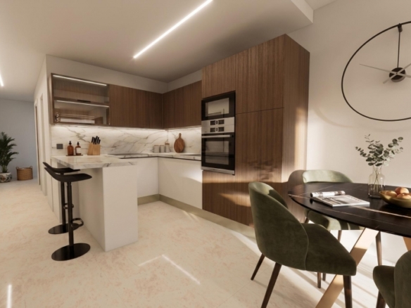 Moderno ático de nueva construcción con 3 dormitorios completamente amueblado en Guardamar