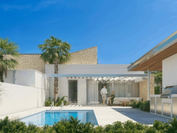 Magnifica villa independiente de 3 dormitorios con sótano y piscina privada en zona privilegiada de La Nucia