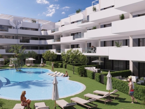 Apartamento moderno con 3 dormitorios en complejo residencial de nueva construcción en La Nucía