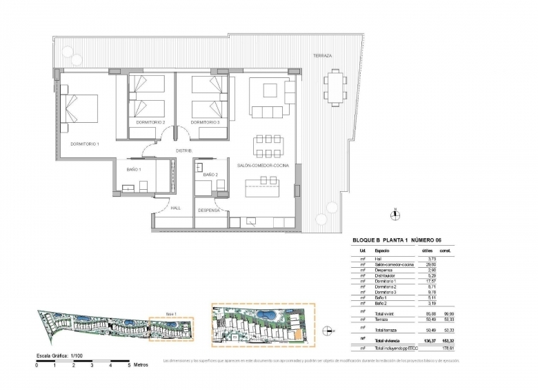 Apartamento moderno con 3 dormitorios en complejo residencial de nueva construcción en La Nucía
