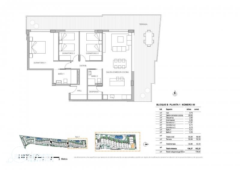g_42825-18-7 Apartamento moderno con 3 dormitorios en complejo residencial de nueva construcción en La Nucía
