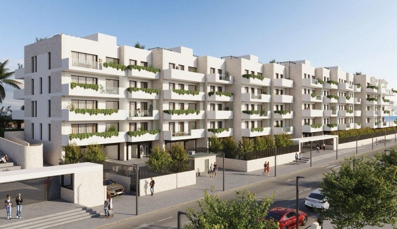 Ático de nueva construcción con 2 dormitorios y solárium privado cerca de Benidorm en La Nucia