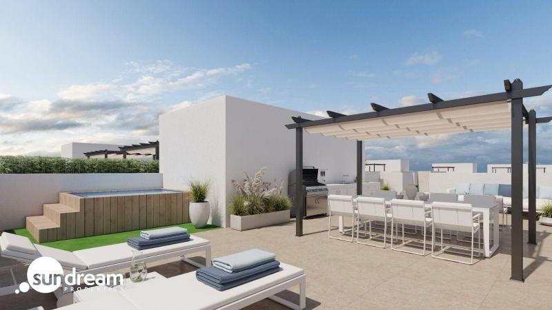 Ático de nueva construcción con 2 dormitorios y solárium privado cerca de Benidorm en La Nucia