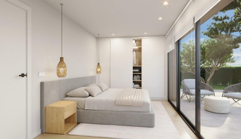 Ático de nueva construcción con 2 dormitorios y solárium privado cerca de Benidorm en La Nucia