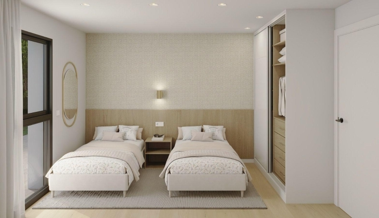 Ático moderno de nueva construcción con 3 dormitorios y solarium privado en La Nucia