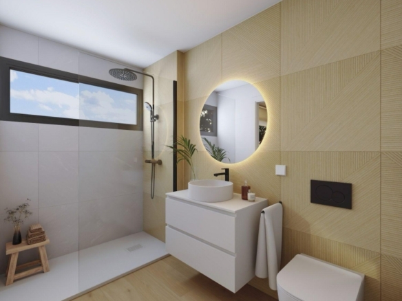 Ático moderno de nueva construcción con 3 dormitorios y solarium privado en La Nucia