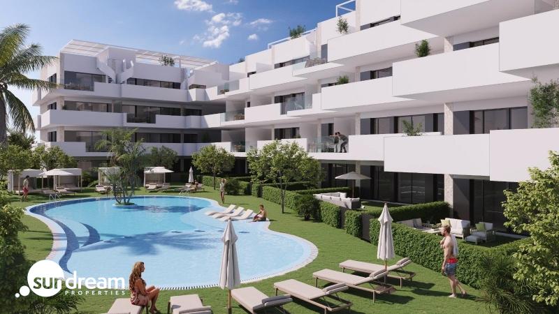 Apartamento de nueva construcción de planta baja con 3 dormitorios y jardín privado en La Nucía